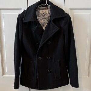 Calvin Klein Classic Black Peacoat